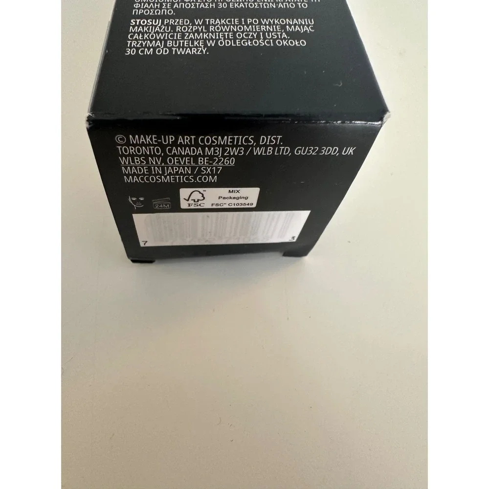 MAC Clear Fix+ Alcohol-Free Multitasking Setting Spray 3.4oz 100ml